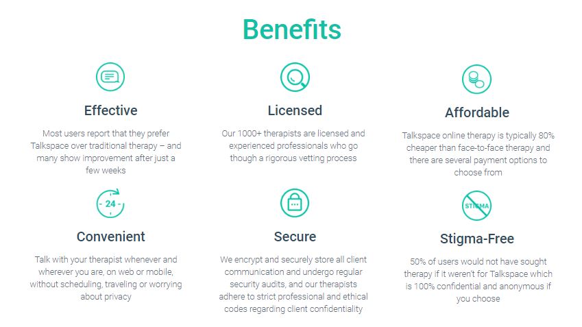 Benefits of Talkspace