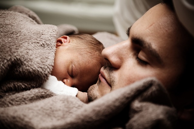 man with sleep disorder