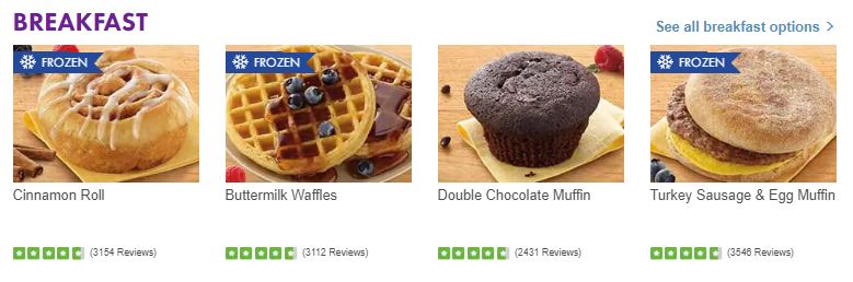 Nutrisystem Breakfast