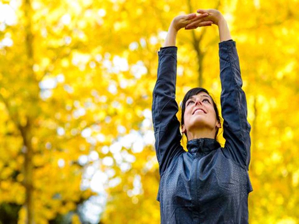 Woman exercising