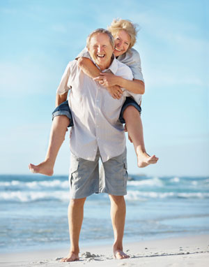 couple on the beach