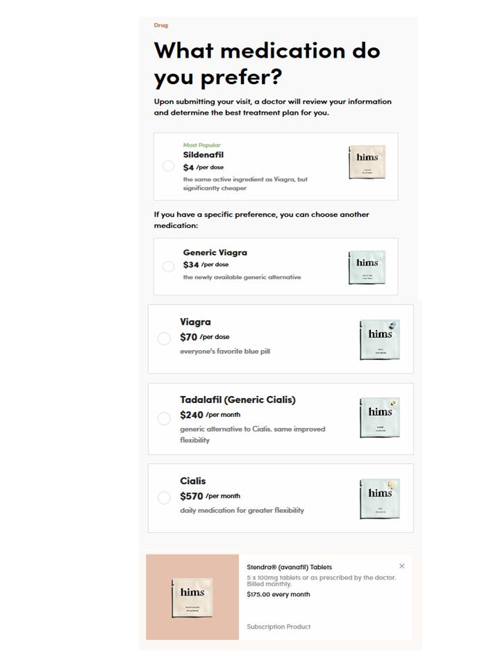 Hims Wellness ED Pills online