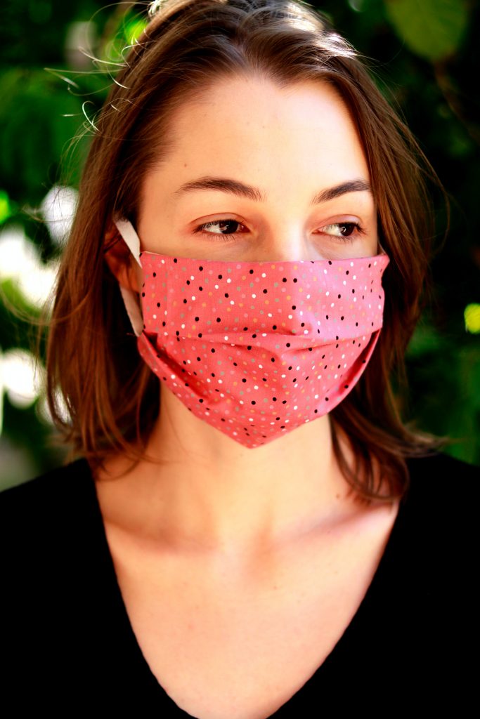 woman in facemask