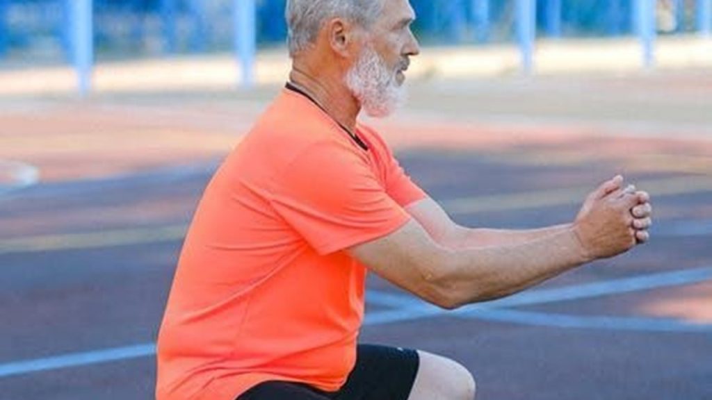 man exercising